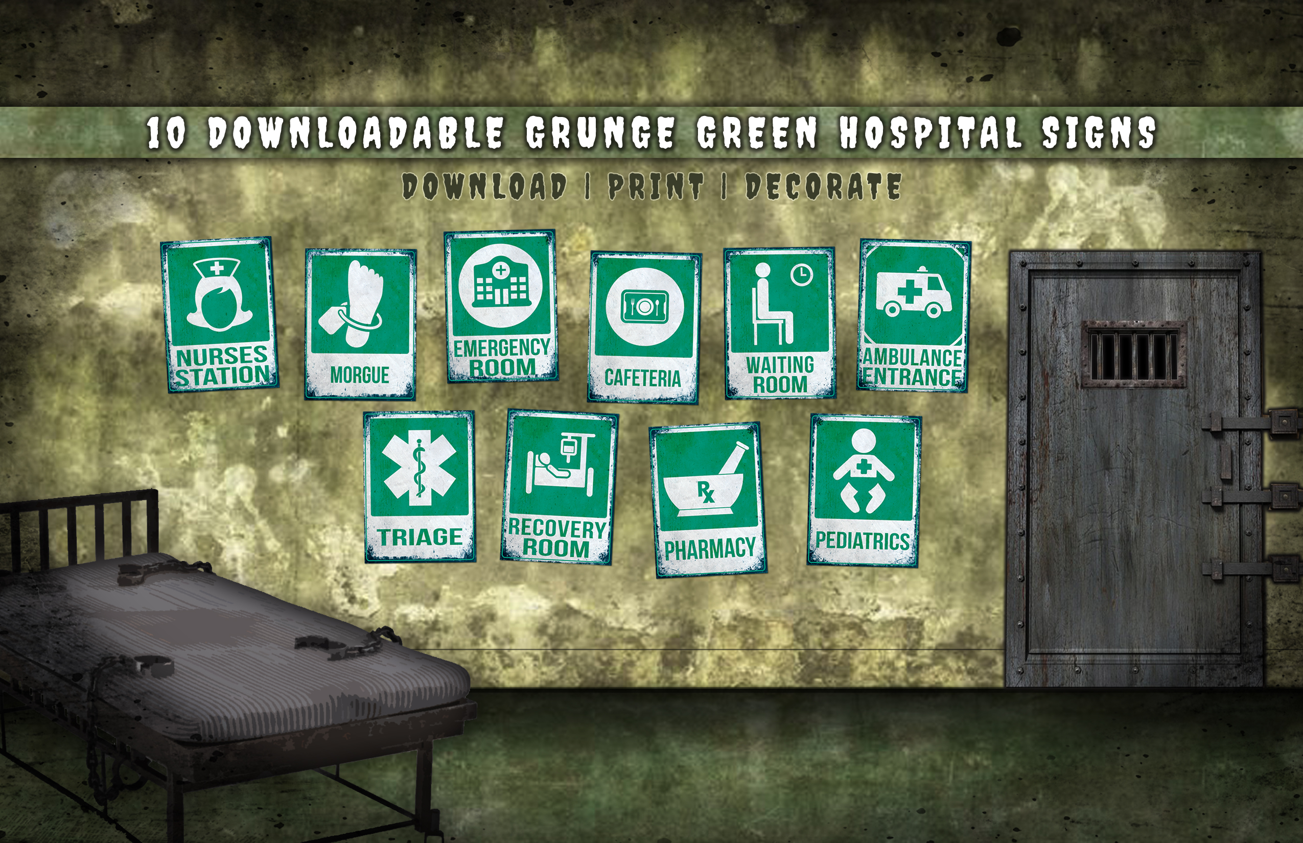 10-printable-grunge-green-hospital-signs-by-screamprint