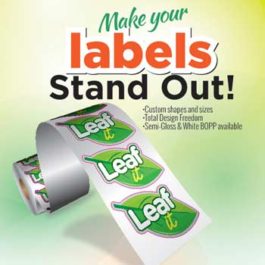 Roll Labels are great for packaging and promotions and they are printed on high tech digital equipment.