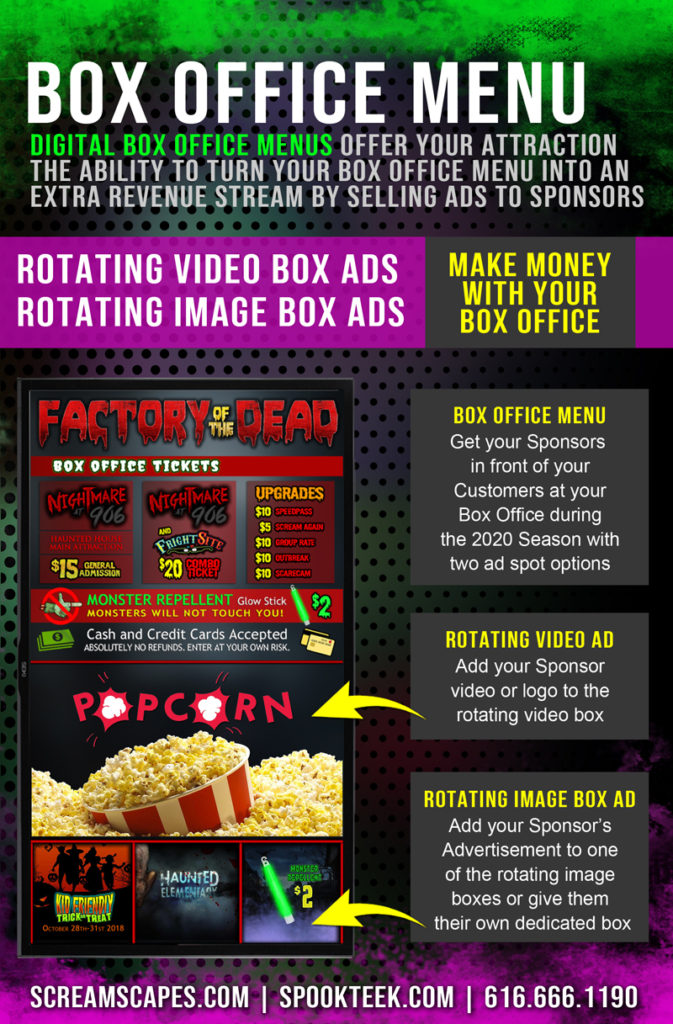 Turn your Digital Box Office Menu into an Extra Revenue Stream